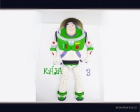 Marcipánový modelovaný 3D dort.